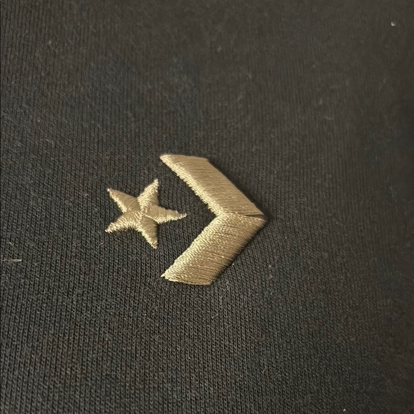 Converse Black Crewneck Sweater with Iconic Logo - Picture 7 of 10